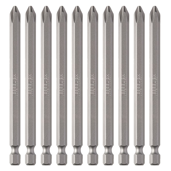 Power Bit 1/4" Hex B, +2x100H, PK10