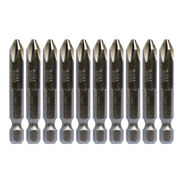 Power Bit 1/4" Hex B, +2x50x, PK10