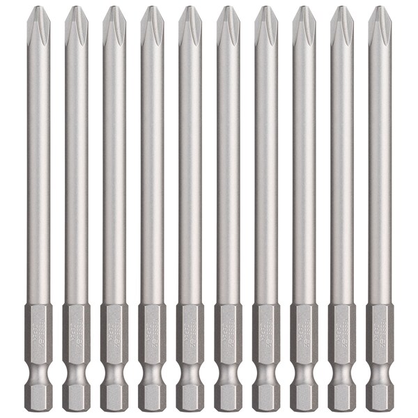 Power Bit 1/4" Hex B, +2x6x100H, PK10