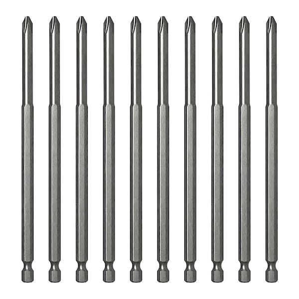 Power Bit 1/4" Hex B, +2x3.65x152H, PK10