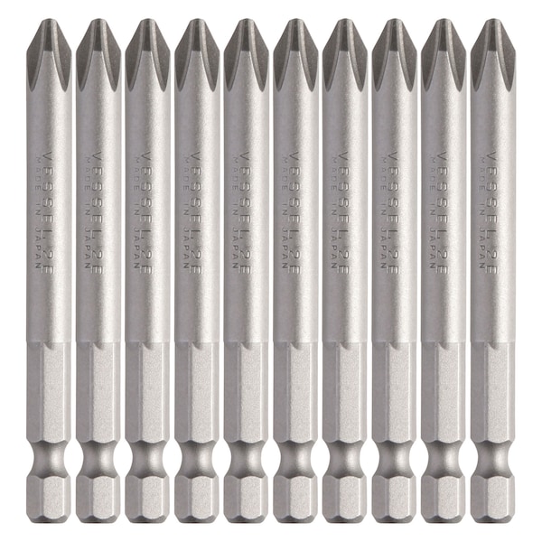 Power Bit 1/4" Hex B, +2x75E, PK10
