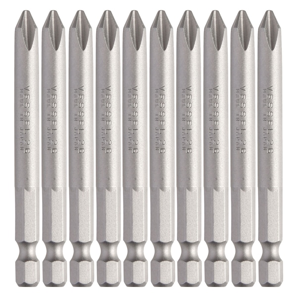 Power Bit 1/4" Hex B, +2x75G, PK10