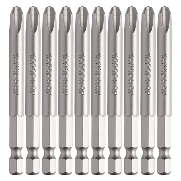 Power Bit 1/4" Hex B, +3x75H, PK10