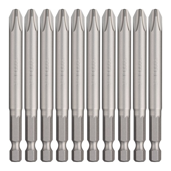 Power Bit 1/4" Hex B, +3x89H, PK10