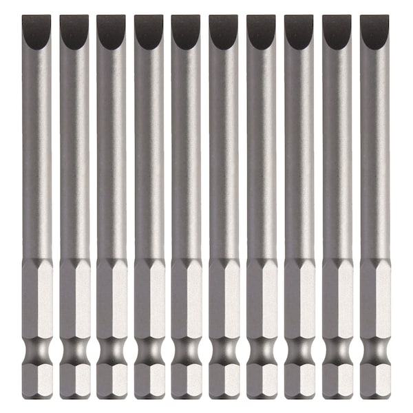 Power Bit 1/4" Hex B, -6x(T)0.8x75, PK10