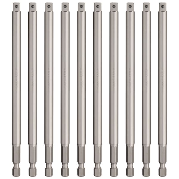 Power Bit 1/4" Hex B, 1/4"Sqx150 S, PK10