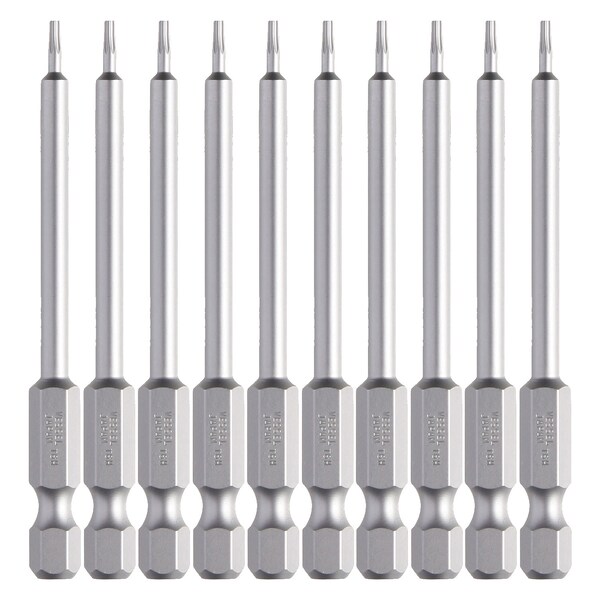 Power Bit 1/4" Hex B, T6Hx75H Tamp, PK10