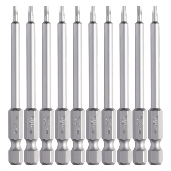 Power Bit 1/4" Hex B, T8Hx75H Tamp, PK10