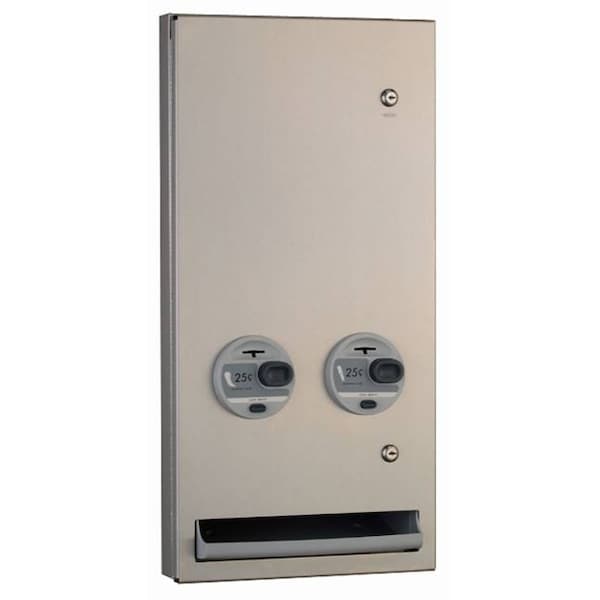 B37063425 Satin Stainless Steel Dispenser