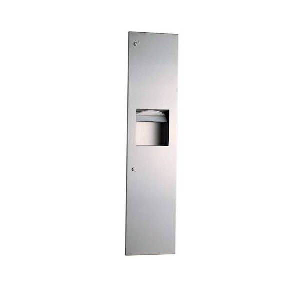 Mounted Flush Paper Towel Dispenser/Waste, SS