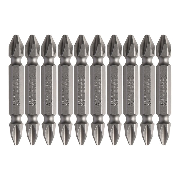 Double-Ended Bit 1/4" Hex B, +2x50, PK10
