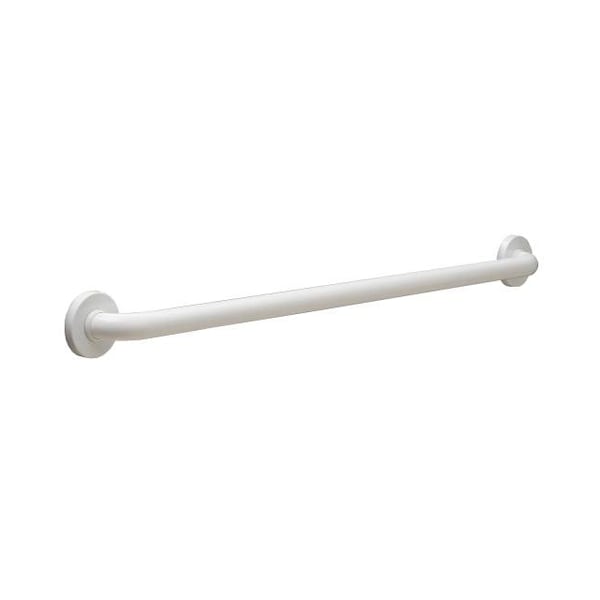 B58061642 White Grab Bar, 42" L, Steel, White