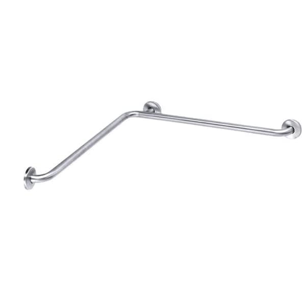 Peened B583799 Satin Stainless Steel Grab Bar, 36" L, 304 Stainless Steel, Satin Stainless Steel