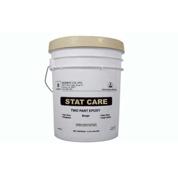 5 gal. Light Gray ESD Floor Paint, Slip Resistance Finish, Light Gray, Water Base
