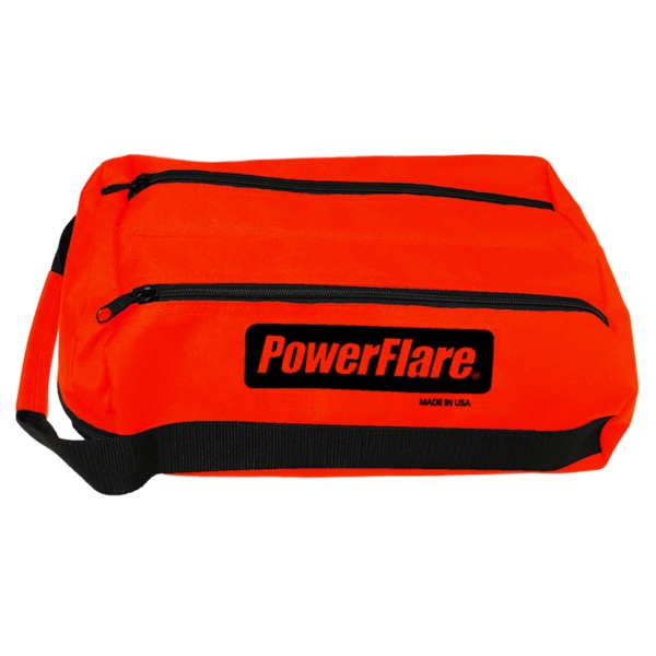 Bag, Orange, holds 18 lights
