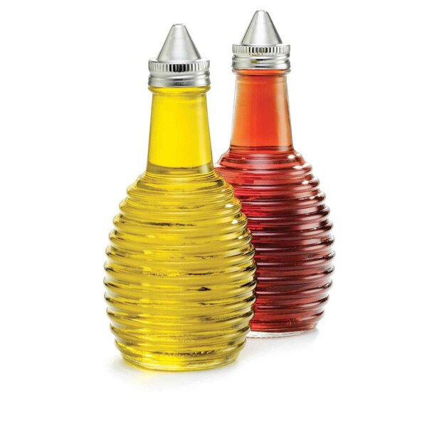 Beehive Oil/Vinegar Bottles, 6 OZ, PK12
