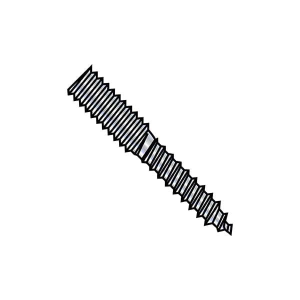 1/4-20X2 1/4 HANGER BOLT FULL THREAD ZINC, PK1000