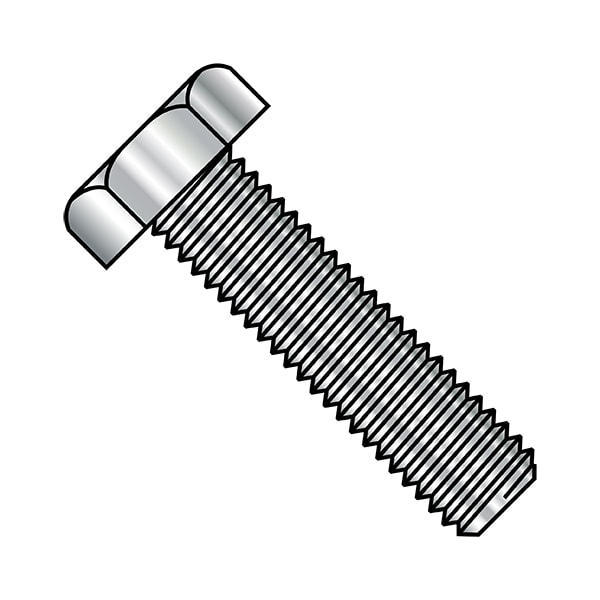 18-8, 1/2"-13 Hex Head Tap Bolt, Plain Stainless Steel, 2 in L, 50 PK