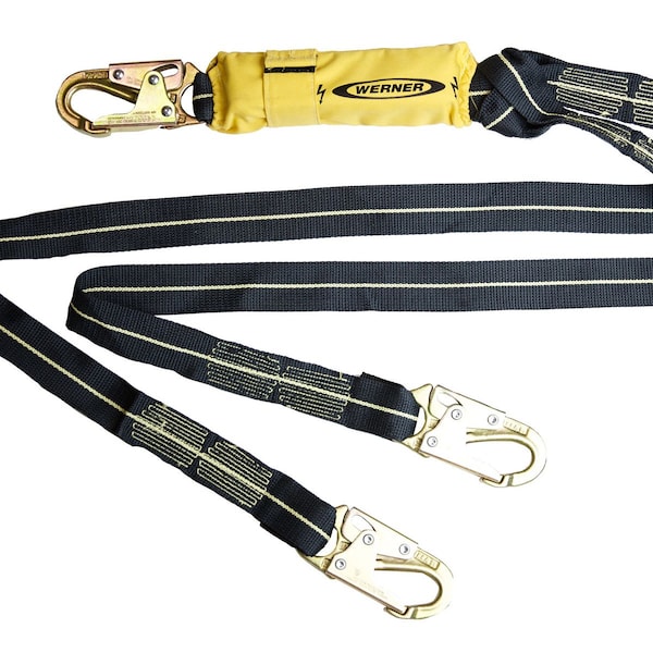 SoftCoil Arc Flash Twinleg Lanyard