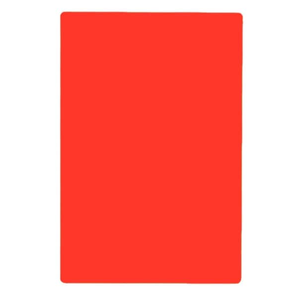 Cutting Board, Red, .5" Thick, 12"X18"