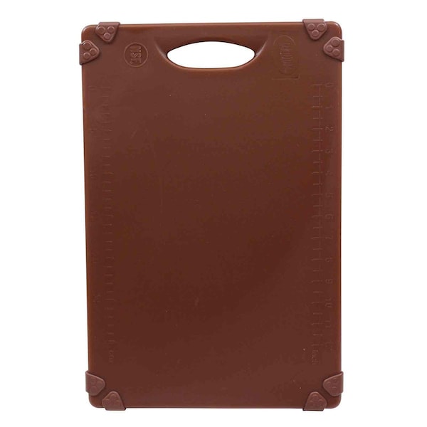 Grippy Cutting Board, Brown, 12"X18"X.5"