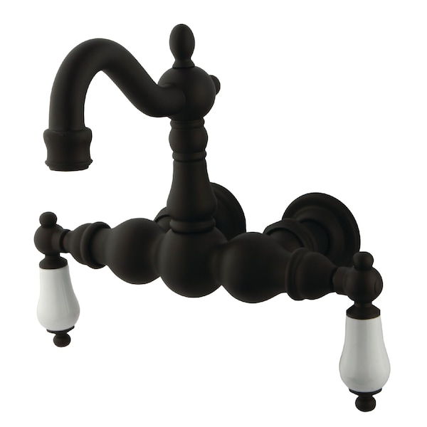 Wall-Mount Clawfoot Tub Faucet, Oil Rubbed Bronze, Tub Wall Mount