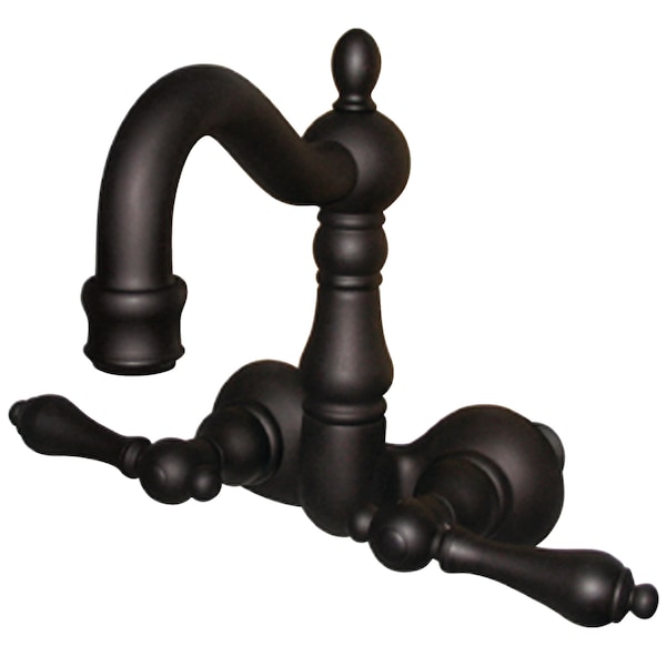 Wall-Mount Clawfoot Tub Faucet, Oil Rubbed Bronze, Tub Wall Mount
