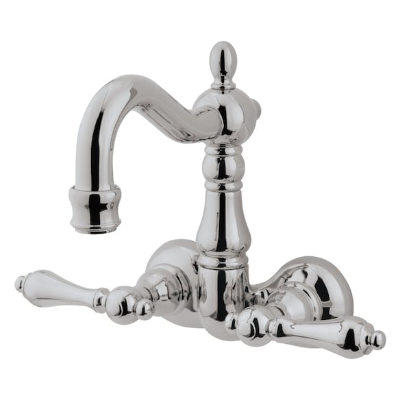 Wall-Mount Clawfoot Tub Faucet, Brushed Nickel, Tub Wall Mount