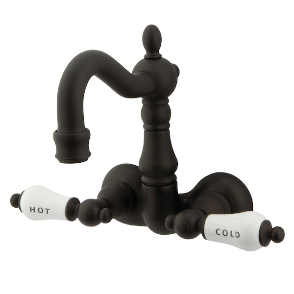 Wall-Mount Clawfoot Tub Faucet, Oil Rubbed Bronze, Tub Wall Mount