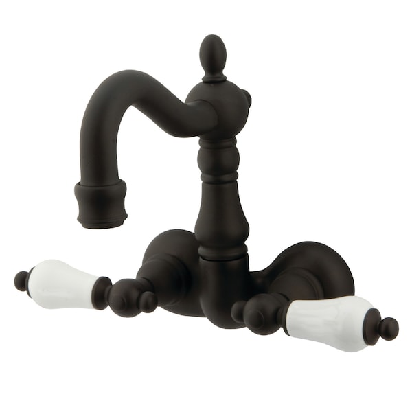 Wall-Mount Clawfoot Tub Faucet, Oil Rubbed Bronze, Tub Wall Mount