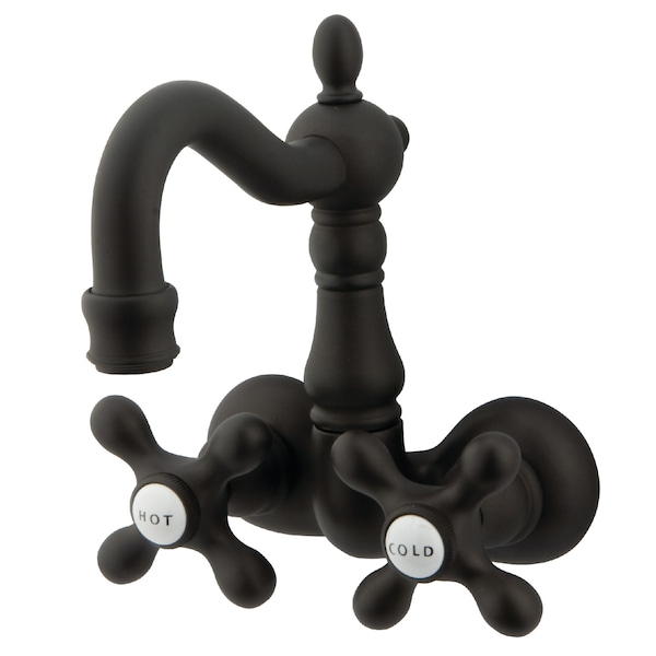 Wall-Mount Clawfoot Tub Faucet, Oil Rubbed Bronze, Tub Wall Mount