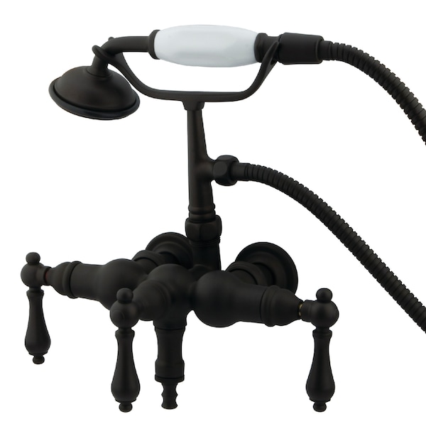 Wall-Mount Clawfoot Tub Faucet, Oil Rubbed Bronze, Tub Wall Mount