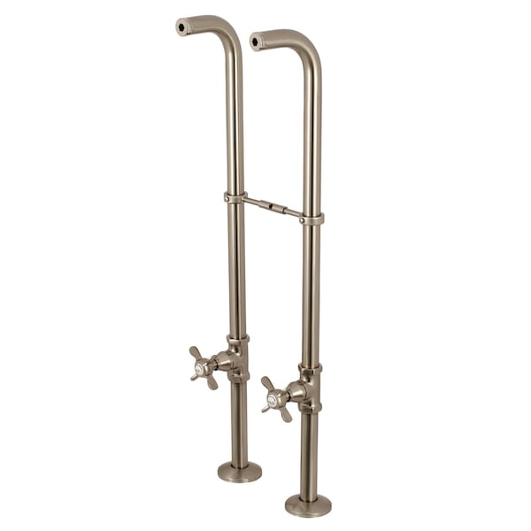 CC266S8BEX Freestanding Supply Line with Stop Valve & Handle
