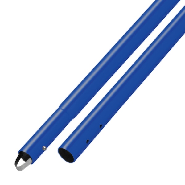 Blue Powder Coated Al Swaged Bu, 6 ft.