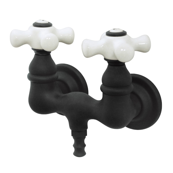 Wall-Mount Clawfoot Tub Faucet, Oil Rubbed Bronze, Tub Wall Mount