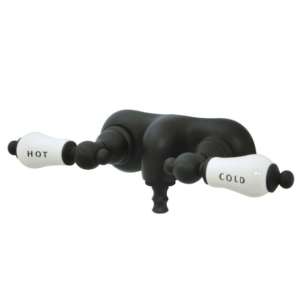 Wall-Mount Clawfoot Tub Faucet, Oil Rubbed Bronze, Tub Wall Mount