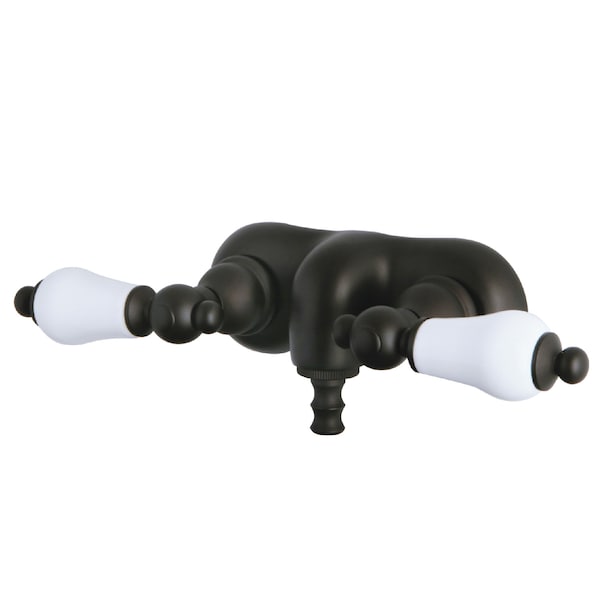 Wall-Mount Clawfoot Tub Faucet, Oil Rubbed Bronze, Tub Wall Mount