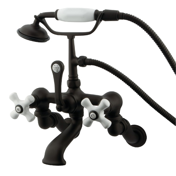 Wall-Mount Clawfoot Tub Faucet, Oil Rubbed Bronze, Tub Wall Mount