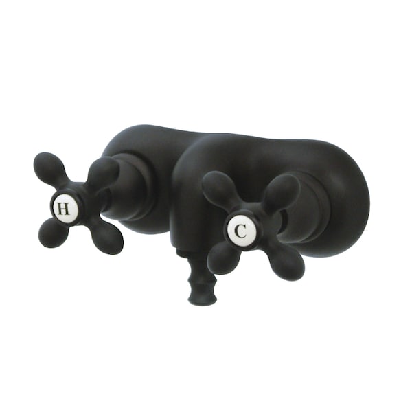 Wall-Mount Clawfoot Tub Faucet, Oil Rubbed Bronze, Tub Wall Mount