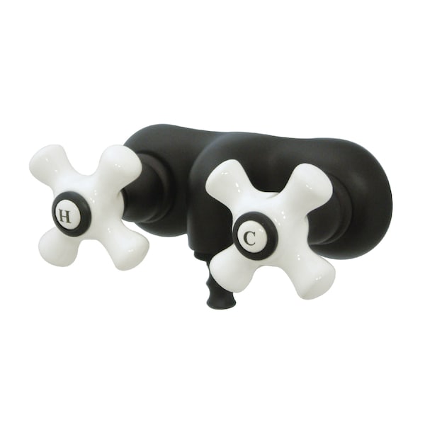 Wall-Mount Clawfoot Tub Faucet, Oil Rubbed Bronze, Tub Wall Mount