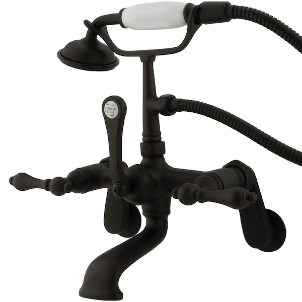 Wall-Mount Clawfoot Tub Faucet, Oil Rubbed Bronze, Tub Wall Mount
