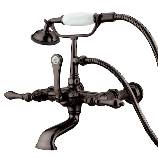 Wall-Mount Clawfoot Tub Faucet, Oil Rubbed Bronze, Tub Wall Mount