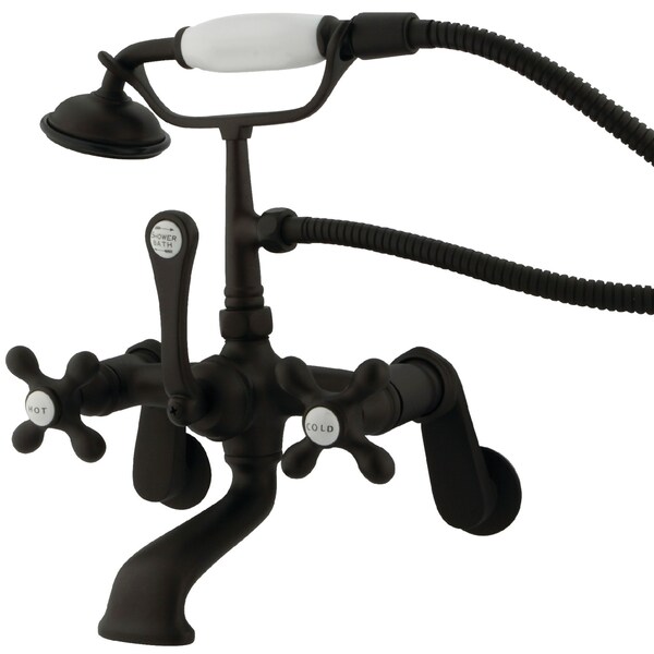 Wall-Mount Clawfoot Tub Faucet, Oil Rubbed Bronze, Tub Wall Mount
