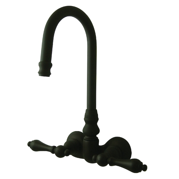 Wall-Mount Clawfoot Tub Faucet, Oil Rubbed Bronze, Tub Wall Mount