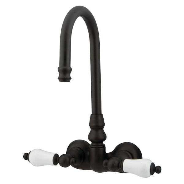 Wall-Mount Clawfoot Tub Faucet, Oil Rubbed Bronze, Tub Wall Mount