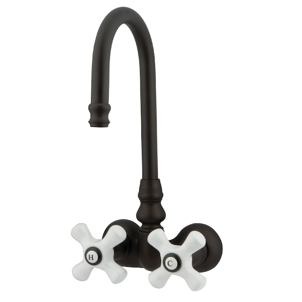 Wall-Mount Clawfoot Tub Faucet, Oil Rubbed Bronze, Tub Wall Mount