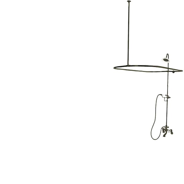 CCK1145PX Clawfoot Tub Package with Porcelain Cross Handles