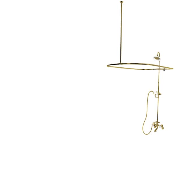 CCK1182PX Clawfoot Tub Package with Porcelain Cross Handles