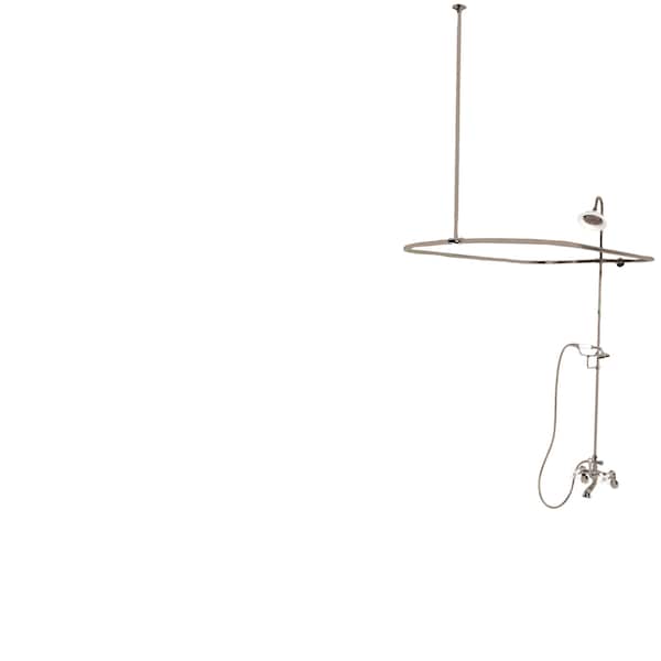 CCK1188PX Clawfoot Tub Package with Porcelain Cross Handles