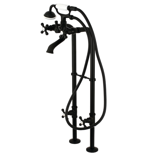 Freestanding Tub Faucet, Standard, 2, Freestanding, Matte Black